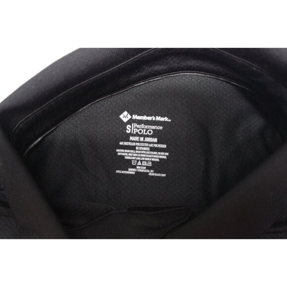 Member's Mark men's jacquard texture short sleeve performance golf polo shirt - Picture 6 of 7